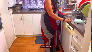 Saree Sex - Loud Pussy Eating - Hardcore Face Fucking and Missionary with Devar Husband's Brother