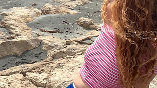 Enjoying Dark Sand Playa, Collecting Shells