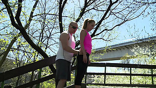 Teen Trainer Fucks Hard in Gym Workout - Jenny Simons Rough POV Creampie