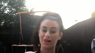 Leann amateur beautiful brunette with big boobs