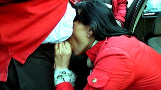Liza Del Sierra have hardcore group sex outdoor