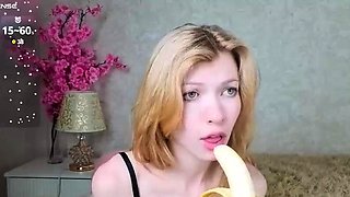 Cute blonde teen Lindsey solo toying pussy and ass