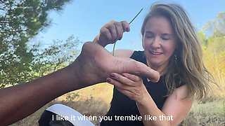 A Bound Slave Receives Tickling From Imperatrizbellasadistic