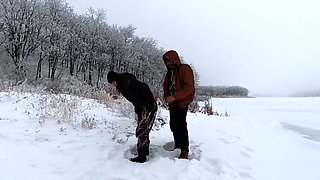 Caught 3 Times Fucking Outside