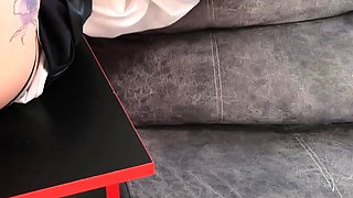 Slutty secretary fucks her boss to get the job. Beautiful