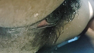 Hot Wife Big Pussy Standing Up On Water, Homemade Sex & Hairy Pussy Close up Carrying