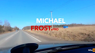 Real Russian Teenager Hitchhiker Girl Agreed to Make Deepthroat Blowjob Stranger for Cash and Swallowed Cum - Mihanika69 and Mic