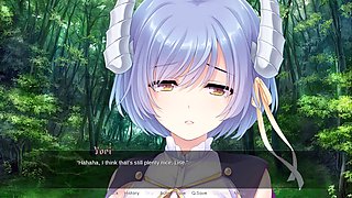 Busty characters in manga porn featuring runaway demon bride