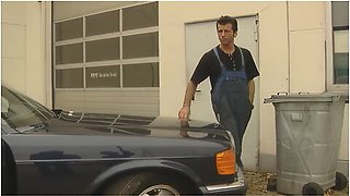 In The Office, The Secretary Bends Over And The Boss Falls For It