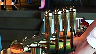 Anna Exciting Affection #22 - Sucking dick in bar - 3d hentai comic