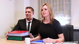 Kai Taylor's Sensual Office Romance in Fetish Foot Play