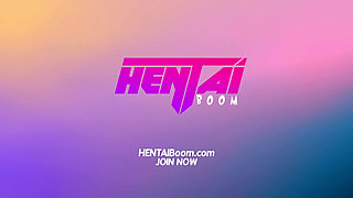 Hentai Couple Passionate Bedroom Encounter