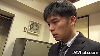 Horny Anna Mihashi Entertains Boss to Explosive Orgasm